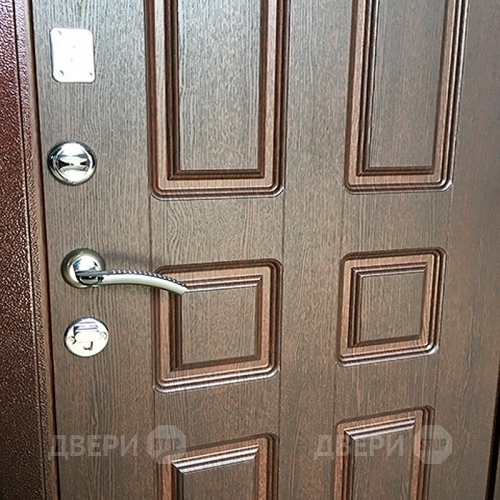 Входная металлическая Дверь Ратибор Комфорт Орех премиум в Наро-Фоминске
