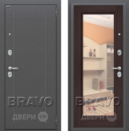 Входная металлическая Дверь Bravo Оптим Флэш Венге в Наро-Фоминске