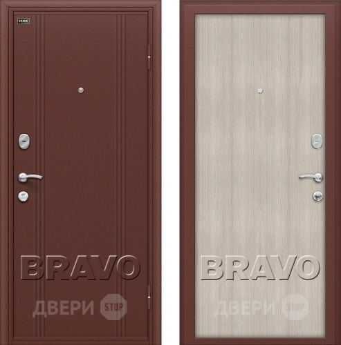 Входная металлическая Дверь Bravo Оптим Door Out 201 Капучино в Наро-Фоминске
