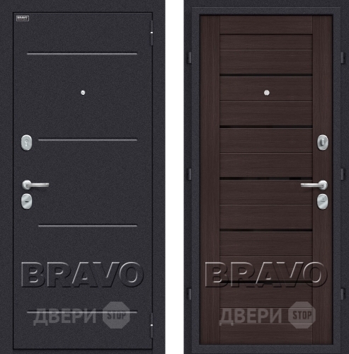 Дверь Bravo Оптим Техно Венге в Наро-Фоминске