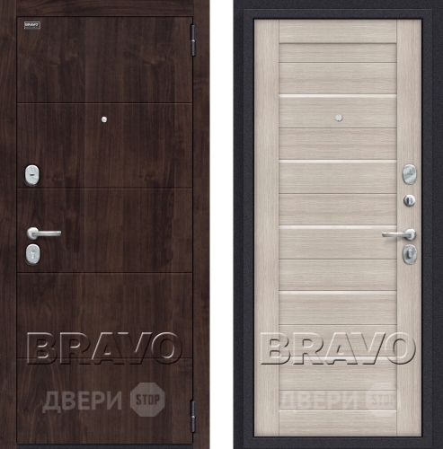 Входная металлическая Дверь Bravo Оптим Прайм Капучино в Наро-Фоминске