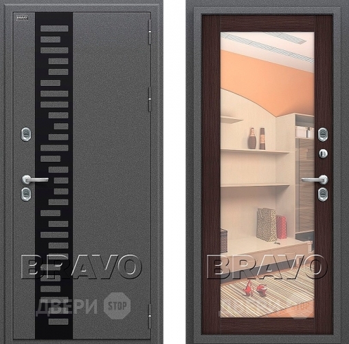 Входная металлическая Дверь Bravo Оптим Термо 220 Венге в Наро-Фоминске