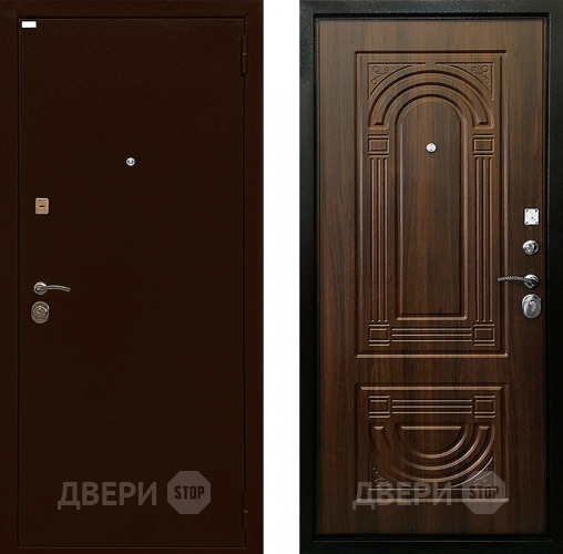 Входная металлическая Дверь Ратибор Оптима 3К Орех бренди в Наро-Фоминске