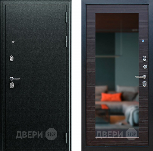 Дверь Йошкар Next-1 с зеркалом Венге поперечный в Наро-Фоминске