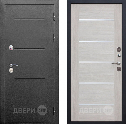 Входная металлическая Дверь Isoterma Серебро/Лиственница беж в Наро-Фоминске