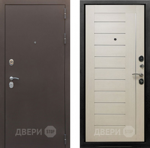 Входная металлическая Дверь Снедо Бордо 3К Эш вайт в Наро-Фоминске