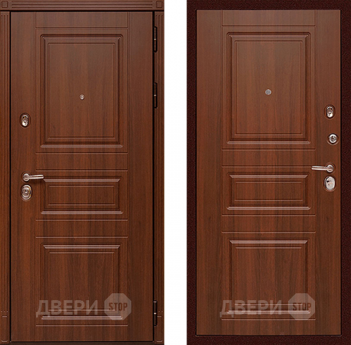 Входная металлическая Дверь Сударь МД-25 Орех бренди в Наро-Фоминске