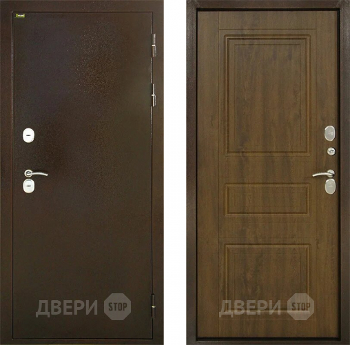 Входная металлическая Дверь Шелтер (SHELTER) Термо-2 Дуб темный в Наро-Фоминске