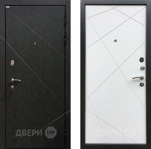 Входная металлическая Дверь Ратибор Эстет 3К Силк сноу в Наро-Фоминске