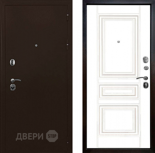Входная металлическая Дверь Ратибор Троя 3К Белый матовый в Наро-Фоминске