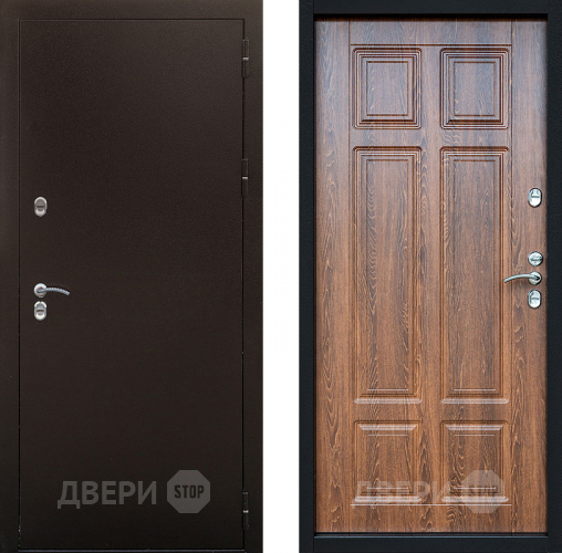 Входная металлическая Дверь Сибирь Термо Дуб филадельфия коньяк в Наро-Фоминске