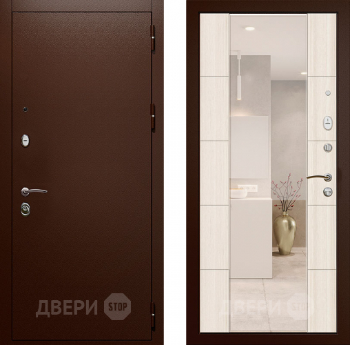 Входная металлическая Дверь с зеркалом Райтвер Президент  в Наро-Фоминске