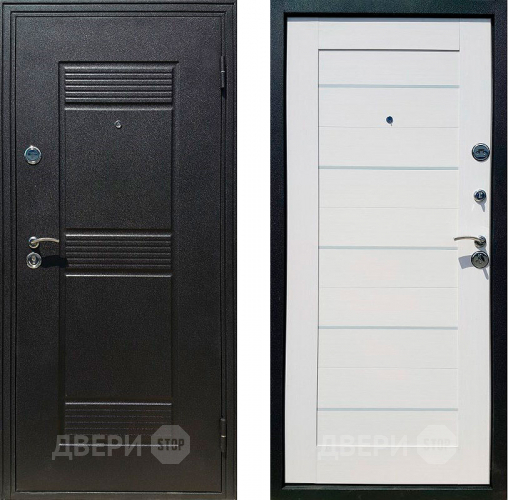 Входная металлическая Дверь в квартиру СТОП 7Х Белёный дуб в Наро-Фоминске