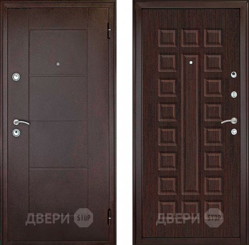 Входная металлическая Дверь (Дверной Континент) Квадро Венге в Наро-Фоминске