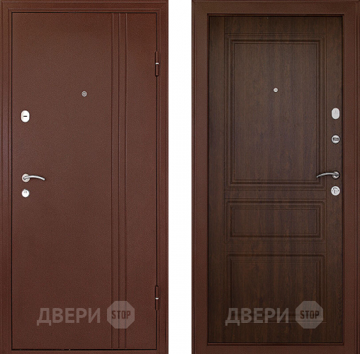 Входная металлическая Дверь (Дверной Континент) Турин Орех в Наро-Фоминске