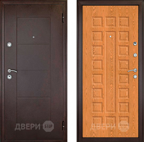 Входная металлическая Дверь Форпост Квадро Дуб золотой в Наро-Фоминске