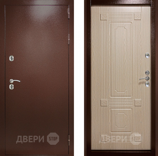 Входная металлическая Дверь (Дверной Континент) Термаль Ультра Беленый дуб в Наро-Фоминске