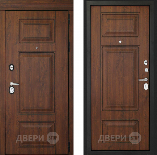 Входная металлическая Дверь (Дверной Континент) Порта Темный орех в Наро-Фоминске