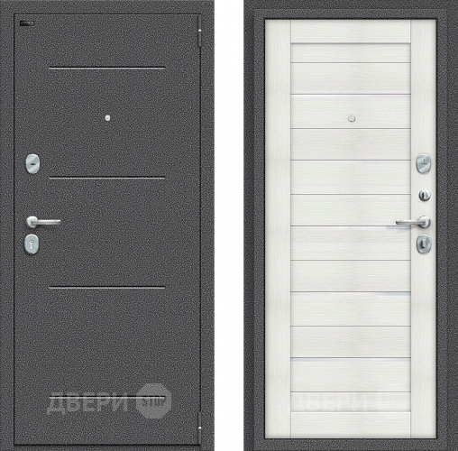 Входная металлическая Дверь Bravo Порта S-2 104/П22  Bianco Veralinga в Наро-Фоминске