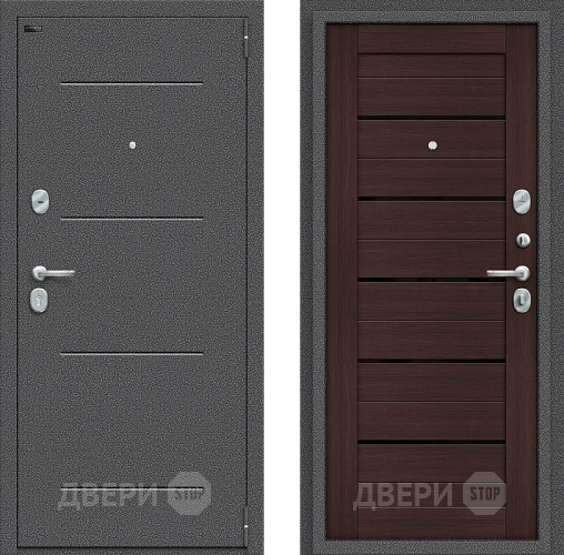 Входная металлическая Дверь Bravo Порта S-2 104/П22 Wenge Veralinga в Наро-Фоминске
