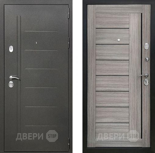 Входная металлическая Дверь Престиж Профи Дуб дымчатый в Наро-Фоминске