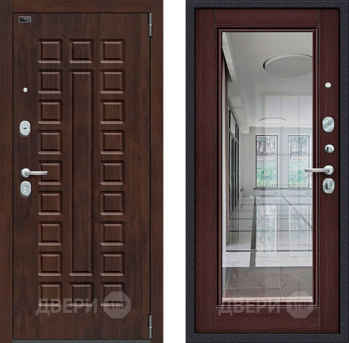 Входная металлическая Дверь Bravo Porta S-3 51/П61 с зеркалом Венге в Наро-Фоминске