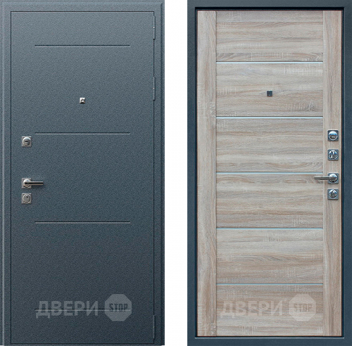 Входная металлическая Дверь Йошкар Техно XN 99 Дуб сонома светлый в Наро-Фоминске