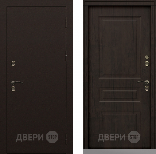 Входная металлическая Дверь Сибирь Термо-Стандарт тиковое дерево в Наро-Фоминске