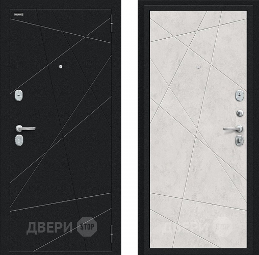 Входная металлическая Дверь Bravo Граффити-5 Букле черное/Look Art в Наро-Фоминске