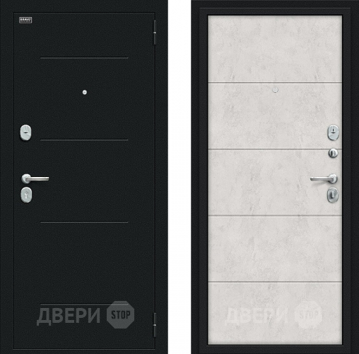 Входная металлическая Дверь Bravo Граффити-1 Букле черное/Look Art в Наро-Фоминске