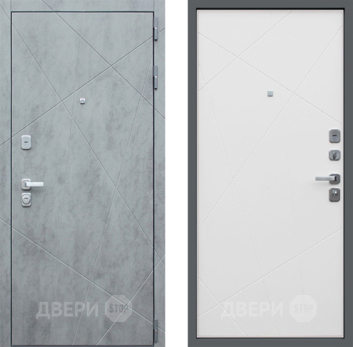 Входная металлическая Дверь Йошкар Дуэт-Б Белый Матовый в Наро-Фоминске