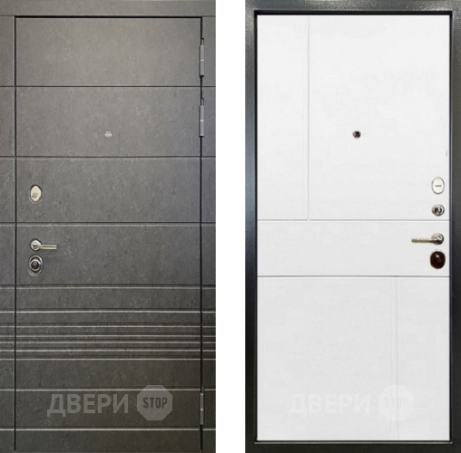 Входная металлическая Дверь Ратибор Мегаполис 3К Силк сноу в Наро-Фоминске