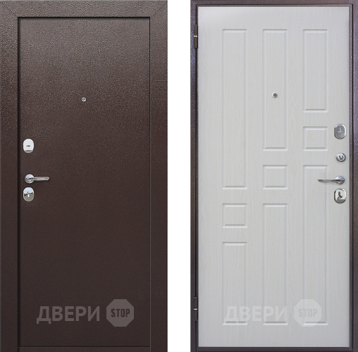 Входная металлическая Дверь Цитадель Гарда 8мм ВО Белый ясень (открывание внутрь) в Наро-Фоминске