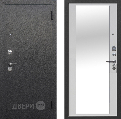Дверь Цитадель Гарда Серебро Зеркало Белый ясень в Наро-Фоминске
