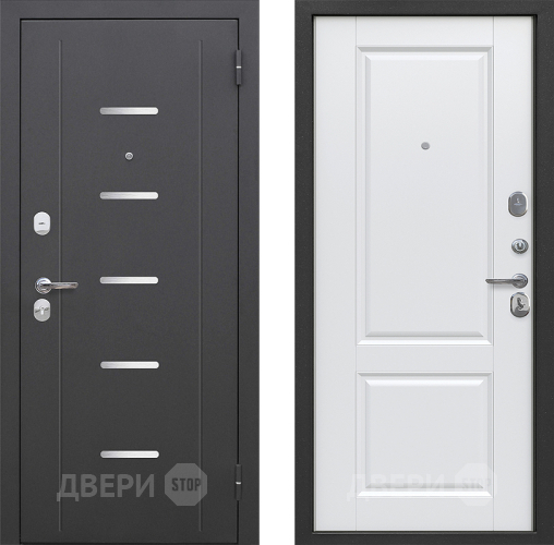 Дверь Цитадель Гарда 7,5 см Серебро Велюр Белый софт в Наро-Фоминске