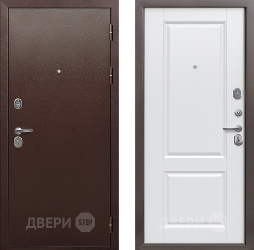 Входная металлическая Дверь Цитадель 9см Медный антик Астана Милк в Наро-Фоминске