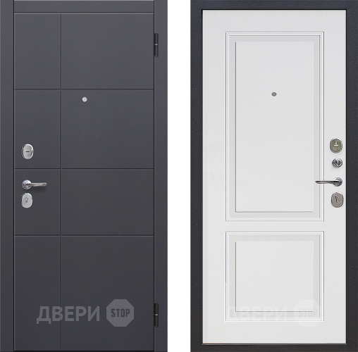 Входная металлическая Дверь Цитадель Гарда 2 МДФ Велюр Белый Софт в Наро-Фоминске