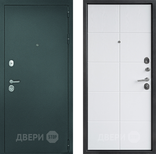 Входная металлическая Дверь Дверной Континент Рубикон - 2 Белое Дерево в Наро-Фоминске