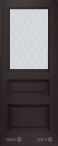 Межкомнатная дверь ProfilDoors 67U темно-коричневый (ромб) в Наро-Фоминске