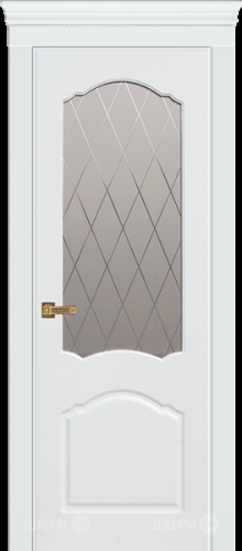 Межкомнатная дверь Танго ПО белая эмаль (мателюкс с фрезеровкой) в Наро-Фоминске