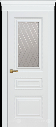 Межкомнатная дверь Троя ПО белая эмаль (мателюкс с фрезеровкой) в Наро-Фоминске