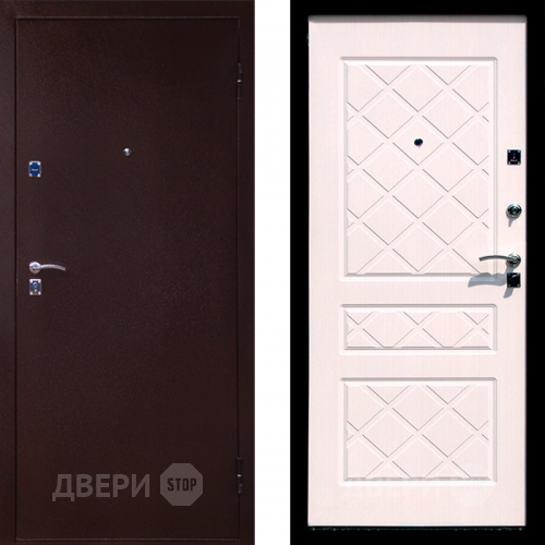 Входная металлическая Дверь СТОП ЭКО Беленый дуб в Наро-Фоминске