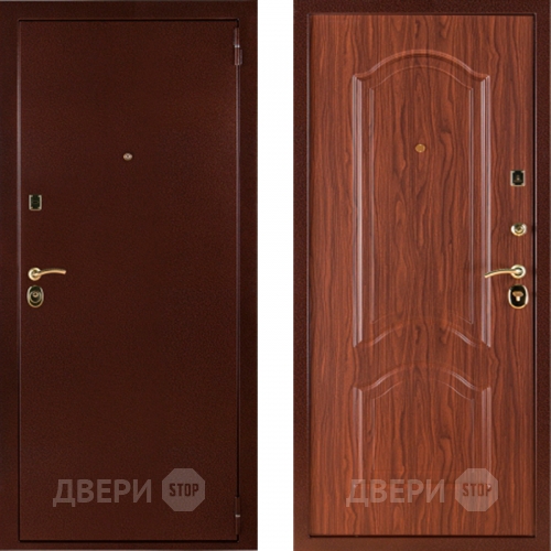 Входная металлическая Дверь Лайт Орех Тисненый - Антик в Наро-Фоминске