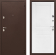 Входная металлическая Дверь Престиж Трио Белый матовый в Наро-Фоминске