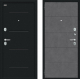 Входная металлическая Дверь внутреннего открывания Bravo Граффити-1 Инсайд Букле черное/Slate Art в Наро-Фоминске