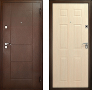 Дверь (Дверной Континент) Модель 73 Беленый дуб 860х2050 мм