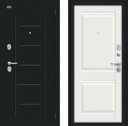 Дверь Bravo Некст Kale Букле черное/Off-white 960х2050 мм