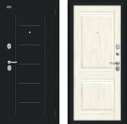 Дверь Bravo Некст Kale Букле черное/Nordic Oak 960х2050 мм