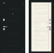 Дверь Bravo Сити Kale Букле черное/Nordic Oak 960х2050 мм