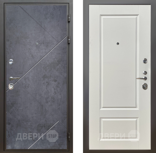 Входная металлическая Дверь Шелтер (SHELTER) Комфорт Бетон урбан индиго 5 Силк тирамиссу в Наро-Фоминске